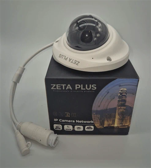 מצלמת IP כיפה שטוחה מתכתית 8 מגה פיקסל (ZETA PLUS)